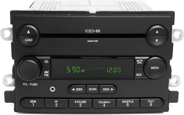 Main image of 2006-2007 Ford Five Hundred Montego AM FM 6 CD Radio w Aux Input 6G1T-18C815-BB