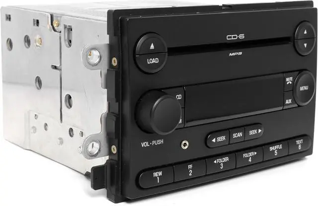Alt view image 4 of 6 - 2006-2007 Ford Five Hundred Montego AM FM 6 CD Radio w Aux Input 6G1T-18C815-BB