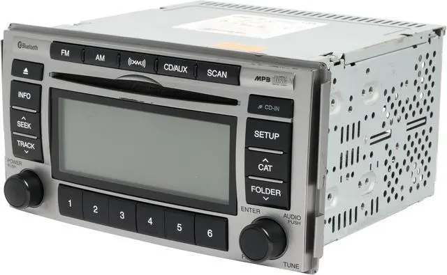 Alt view image 2 of 5 - 2010-2012 OEM Hyundai Santa Fe AM FM Radio CD Satellite Capable 96180-0W500BS