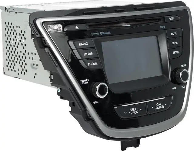 Alt view image 4 of 6 - 2014-16 Hyundai Elantra AM FM XM MP3 Bluetooth w/ Single-Disc CD 96180-3X165GU