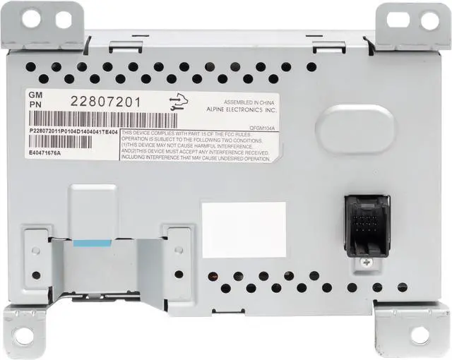 Alt view image 4 of 4 - 2012-2017 Chevrolet Equinox OEM 7 Inch Center Dash Touchscreen Display 22807201