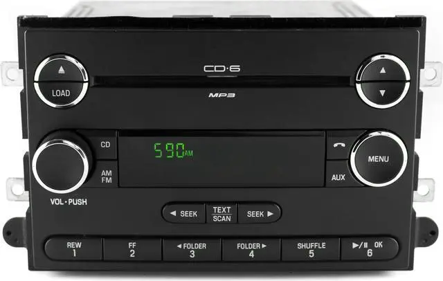 Main image of Ford Fusion Mercury Milan 2008-09 Radio AM FM 6 Disc CD Player 9E51-18C815-DA
