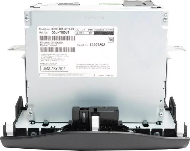 Alt view image 5 of 5 - 2012-2014 Honda CR-V AM FM Radio CD Player OEM 39100-T0A-A510-M1 Face Code 1XNA
