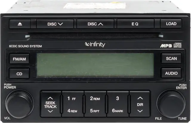 Main image of 2007-2008 Hyundai Tiburon AM FM Radio Receiver 6 Disc CD Player Part 96195-2C150