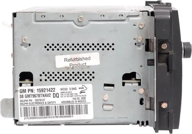 Alt view image 5 of 5 - 2008 Buick Enclave AM FM Radio Single Disc CD DVD Player Nav Ready 25925494