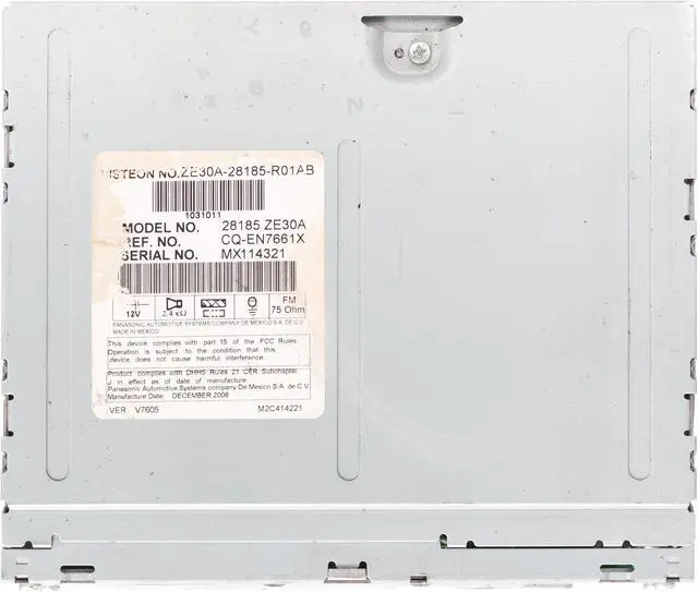 Alt view image 5 of 5 - 2007 Nissan Armada Infiniti QX56 AM FM Radio and 6-Disc CD MP3 Player 28185ZE30A