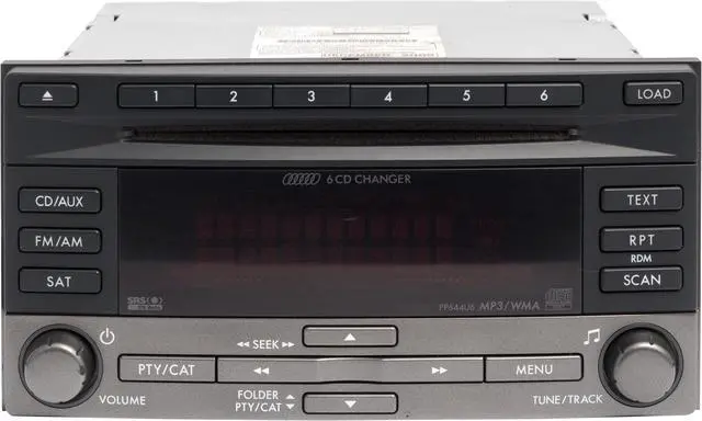 Main image of 2009-13 Subaru Forester AMFM 6CD MP3 Player Face Code PP644U6 Part ID 86201SC640