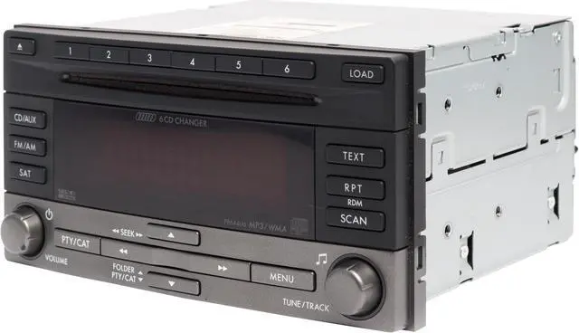 Alt view image 2 of 5 - 2009-13 Subaru Forester AMFM 6CD MP3 Player Face Code PP644U6 Part ID 86201SC640