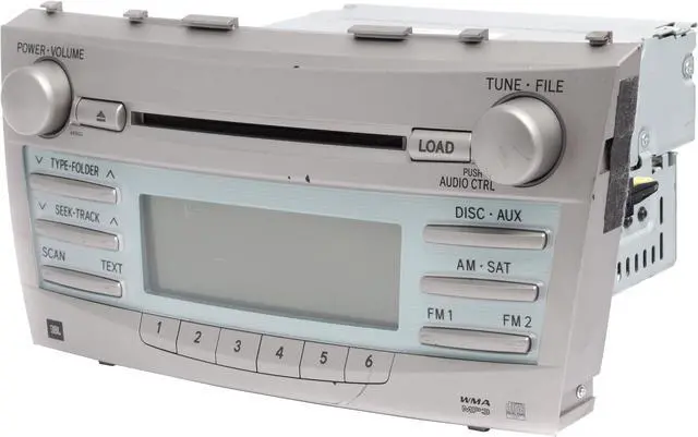 Alt view image 2 of 5 - 2007-2009 Toyota Camry AMFM Radio and CD MP3 Player Part 86120-06190 Face A51823