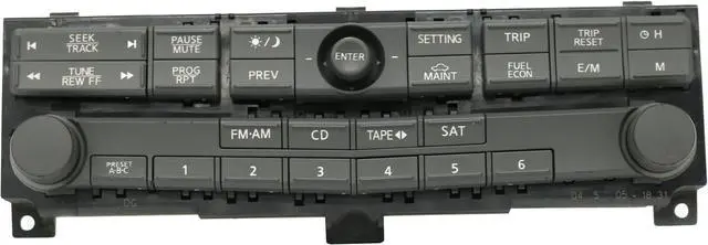 Main image of 2004-2005 Nissan Maxima Front Dash Mounted Control Panel 28395 7Y000
