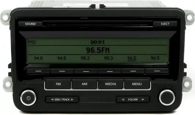 Main image of 2011-2014 Volkswagen Golf GTI Jetta GLI AM FM CD Radio Code Included 1K0035164A