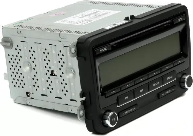 Alt view image 3 of 6 - 2011-2014 Volkswagen Golf GTI Jetta GLI AM FM CD Radio Code Included 1K0035164A