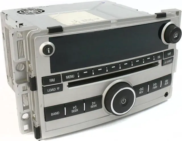 Alt view image 3 of 7 - Chevy Pontiac 2007-2008 Radio AM FM 6 Disc CD With Auxiliary Input 15284733 US9