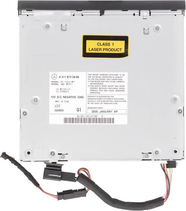 Alt view image 5 of 5 - 2006-2008 Mercedes-Benz B-Class E-Class 6 Disc CD Changer Part Number 2118703889