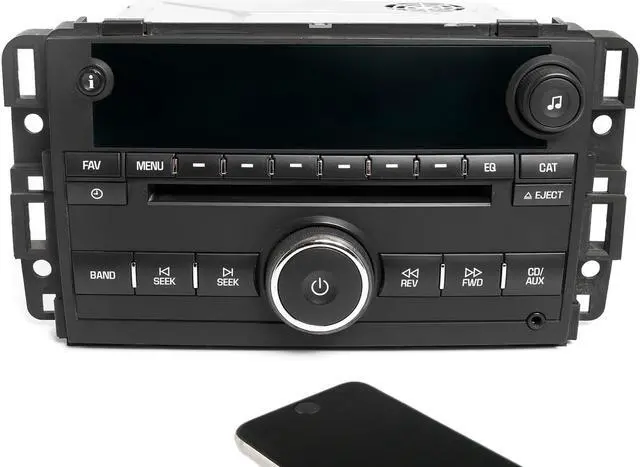 Main image of 2008 Buick Enclave AM FM CD Player Radio w Aux Input Bluetooth Upgrade 25831565