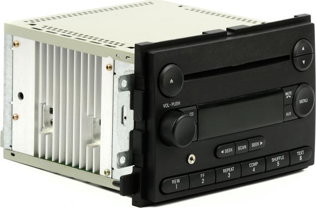 Alt view image 3 of 6 - Ford F-150 Truck 2005-2006 Radio AM FM CD Player with Aux Input 5L3T-18C869-AC