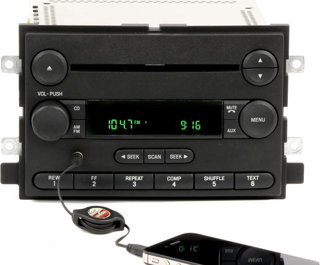 Main image of Ford F-150 Truck 2005-2006 Radio AM FM CD Player with Aux Input 5L3T-18C869-AC