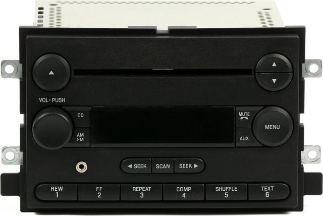 Alt view image 2 of 6 - Ford F-150 Truck 2005-2006 Radio AM FM CD Player with Aux Input 5L3T-18C869-AC