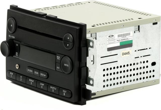 Alt view image 4 of 6 - Ford F-150 Truck 2005-2006 Radio AM FM CD Player with Aux Input 5L3T-18C869-AC