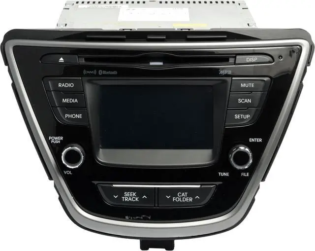 Main image of 2014-16 Hyundai Elantra AM FM Radio XM Single Disc CD MP3 Player 96180-3X165GU