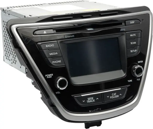 Alt view image 3 of 5 - 2014-16 Hyundai Elantra AM FM Radio XM Single Disc CD MP3 Player 96180-3X165GU
