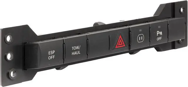 Alt view image 3 of 4 - 2008-2010 Jeep Grand Cherokee Hazard Light Tow/Haul ESP Switch P04602904AC