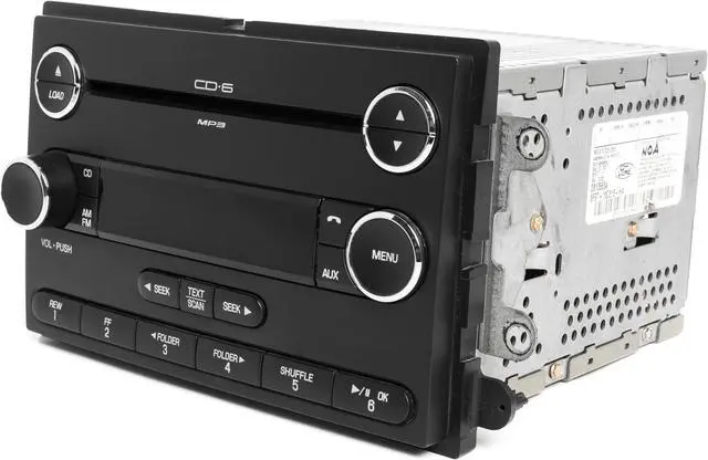 Alt view image 3 of 6 - 2008-2009 Ford Taurus X OEM AM FM Mp3 6 CD Radio w Bluetooth Mod 8F9T-18C815-HA