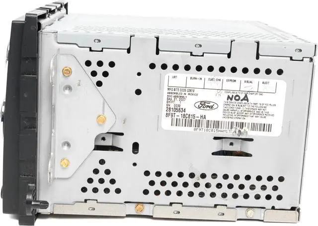 Alt view image 6 of 6 - 2008-09 Ford Taurus X OEM AM FM Mp3 6 CD Radio w Auxiliary Input 8F9T-18C815-HA