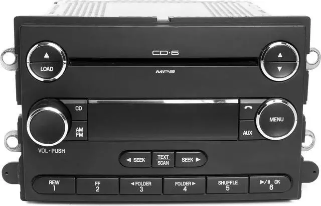Alt view image 2 of 6 - 2008-2009 Ford Taurus X OEM AM FM Mp3 6 CD Radio w Bluetooth Mod 8F9T-18C815-HA