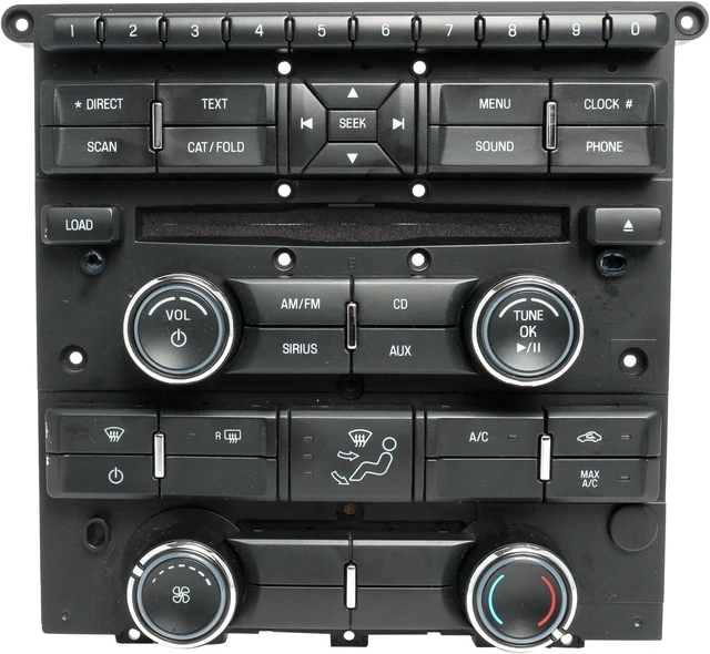 Main image of Radio and Climate Control Panel Ford 2011-2014 Mustang CR3T-18A802-JA