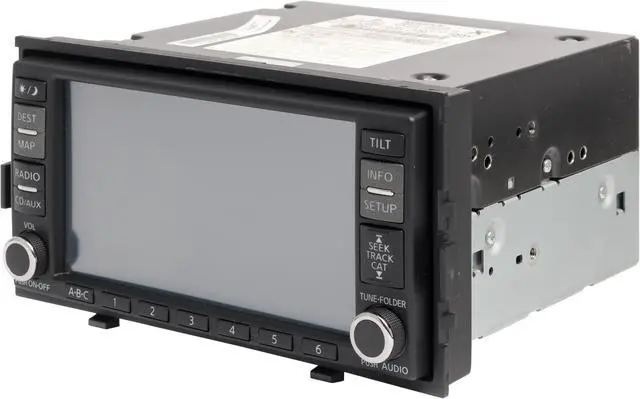 Alt view image 2 of 5 - 2008-2009 Nissan Altima AM FM Radio Navigation w 6 Disc CD MP3 Player 25915JA00B