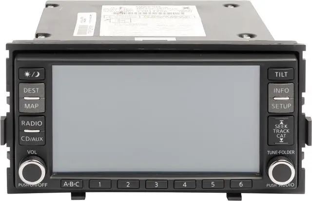 Main image of 2008-2009 Nissan Altima AM FM Radio Navigation w 6 Disc CD MP3 Player 25915JA00B