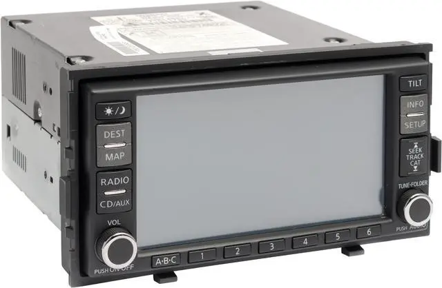 Alt view image 3 of 5 - 2008-2009 Nissan Altima AM FM Radio Navigation w 6 Disc CD MP3 Player 25915JA00B