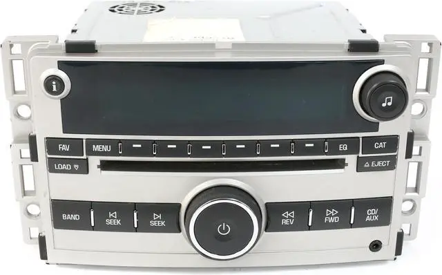 Alt view image 2 of 7 - Chevy Pontiac 2007-2008 Radio AM FM 6 Disc CD With Auxiliary Input 15284733 US9