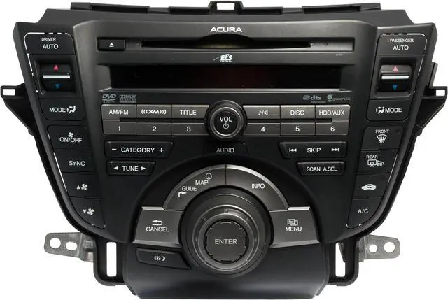 Main image of 2009 Acura TL AM FM Radio Single Disc CD MP3 DVD Player 39100-TK4-A100 OPT 3PB0