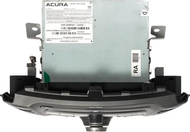 Alt view image 5 of 5 - 2009 Acura TL AM FM Radio Single Disc CD MP3 DVD Player 39100-TK4-A100 OPT 3PB0