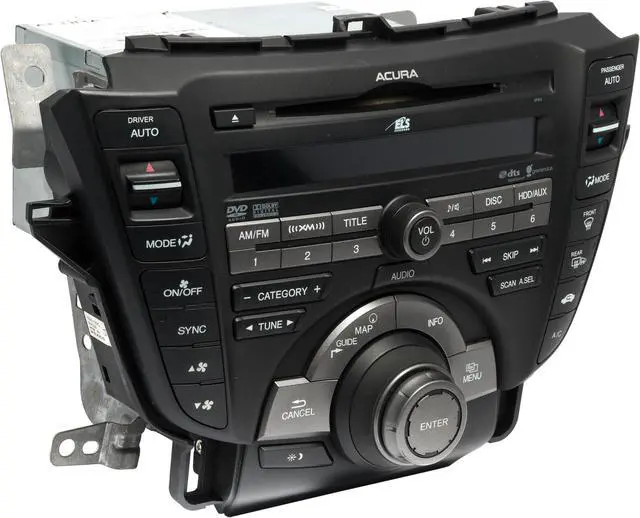 Alt view image 3 of 5 - 2009 Acura TL AM FM Radio Single Disc CD MP3 DVD Player 39100-TK4-A100 OPT 3PB0