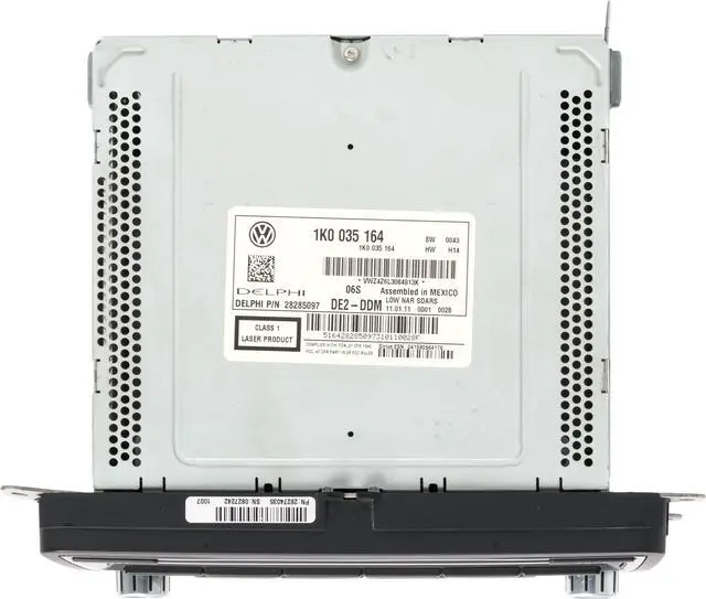 Alt view image 5 of 5 - 2010-14 Volkswagen Golf Jetta GTI GLI AM FM SiriusXM Single-Disc CD 1K0035164