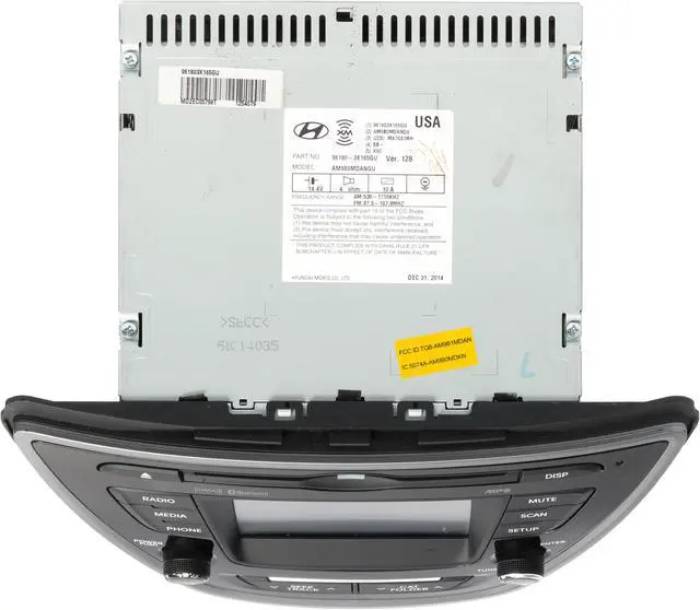 Alt view image 5 of 5 - 2014-2016 Hyundai Elantra AM FM Sirius XM Bluetooth w MP3 Player 96180-3X165GU