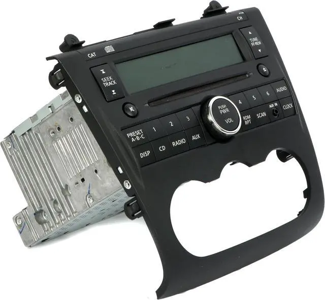 Alt view image 3 of 6 - 2007-09 Nissan Altima Single CD Player AM FM Radio PY13B w Aux Input 28185ZN40A