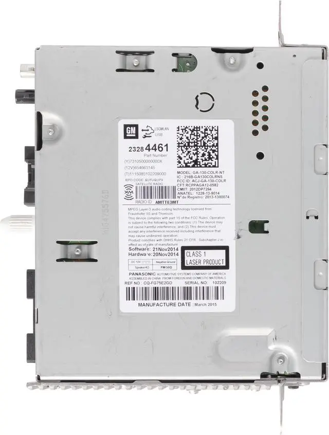 Alt view image 5 of 5 - 2014-2016 Chevrolet Malibu AM FM Radio Single Disc CD Player MP3 Part 23284461