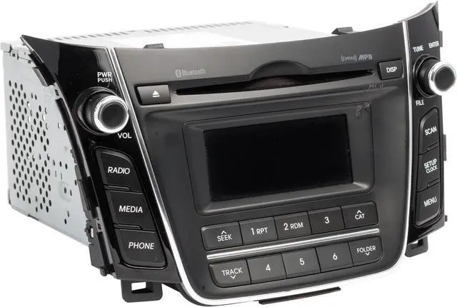 Alt view image 3 of 5 - 2016-17 Hyundai Elantra AM FM MP3 Bluetooth Single-Disc CD Player 96170-A5260GU