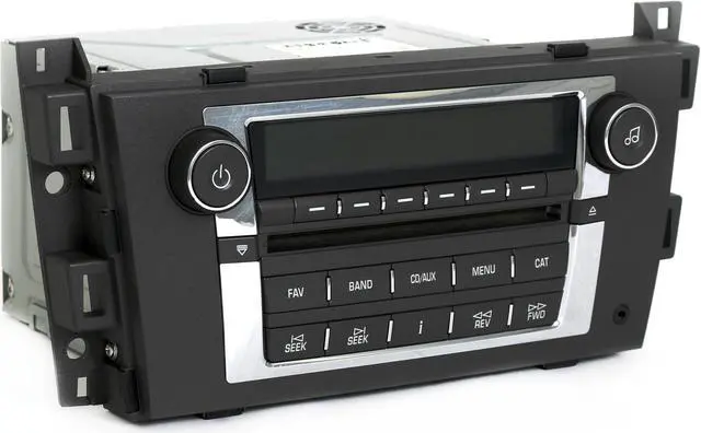 Alt view image 3 of 7 - Cadillac DTS SRX 2007-2009 AM FM 6 Disc CD Player Radio with Aux Input 25808215