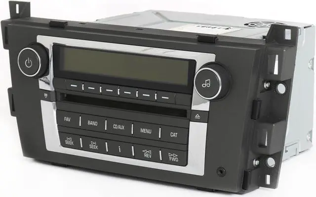 Alt view image 4 of 7 - Cadillac DTS SRX 2007-2009 AM FM 6 Disc CD Player Radio with Aux Input 25808215