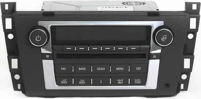 Alt view image 2 of 7 - Cadillac DTS SRX 2007-2009 AM FM 6 Disc CD Player Radio with Aux Input 25808215