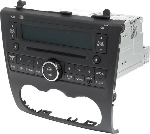 Alt view image 2 of 5 - 2007-2009 Nissan Altima AM FM Radio Single Disc CD Auxiliary Input 28185JA000