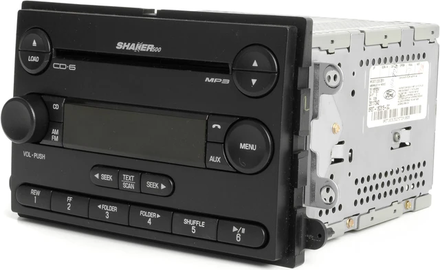 Alt view image 3 of 6 - 08 Ford Mustang AM FM 6 Disc CD Player Stereo Receiver Shaker 500 8R3T-18C815-GC