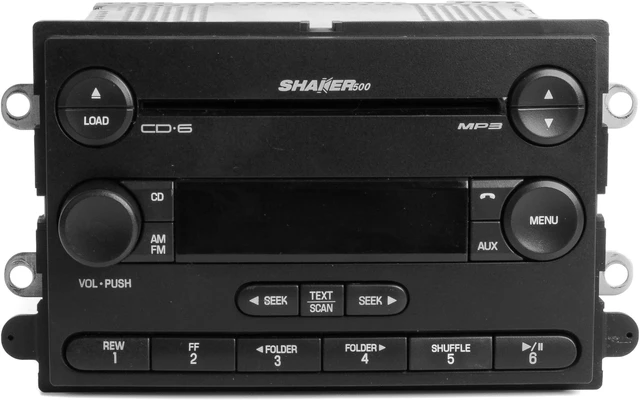 Alt view image 2 of 6 - 08 Ford Mustang AM FM 6 Disc CD Player Stereo Receiver Shaker 500 8R3T-18C815-GC