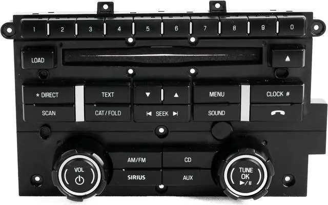 Main image of 2009-2010 Ford F-150 Radio Control Panel Part Number 9L3T-18A802-HB