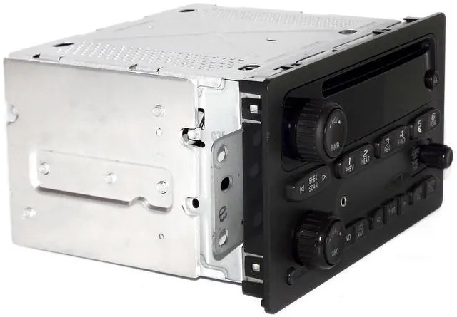 Alt view image 7 of 7 - Chevy & GMC 2005-2009 Truck Radio - AM FM CD Player w Aux MP3 Input OEM 15850275